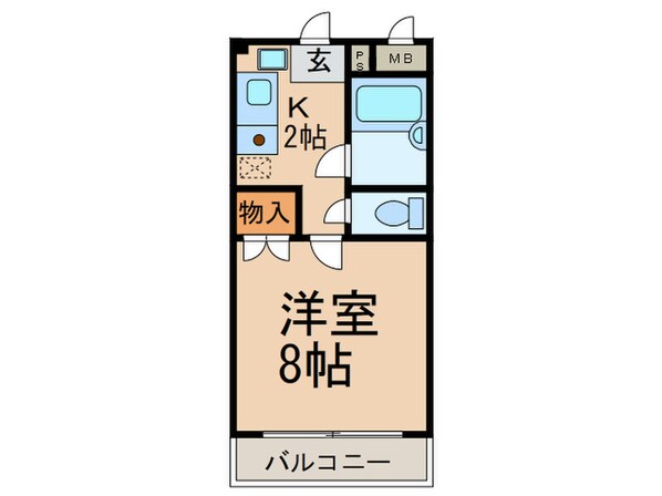 コリ－ナ前山の物件間取画像